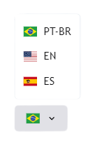 Multilingual - Traduz automaticamente o perfil para inglês e espanhol