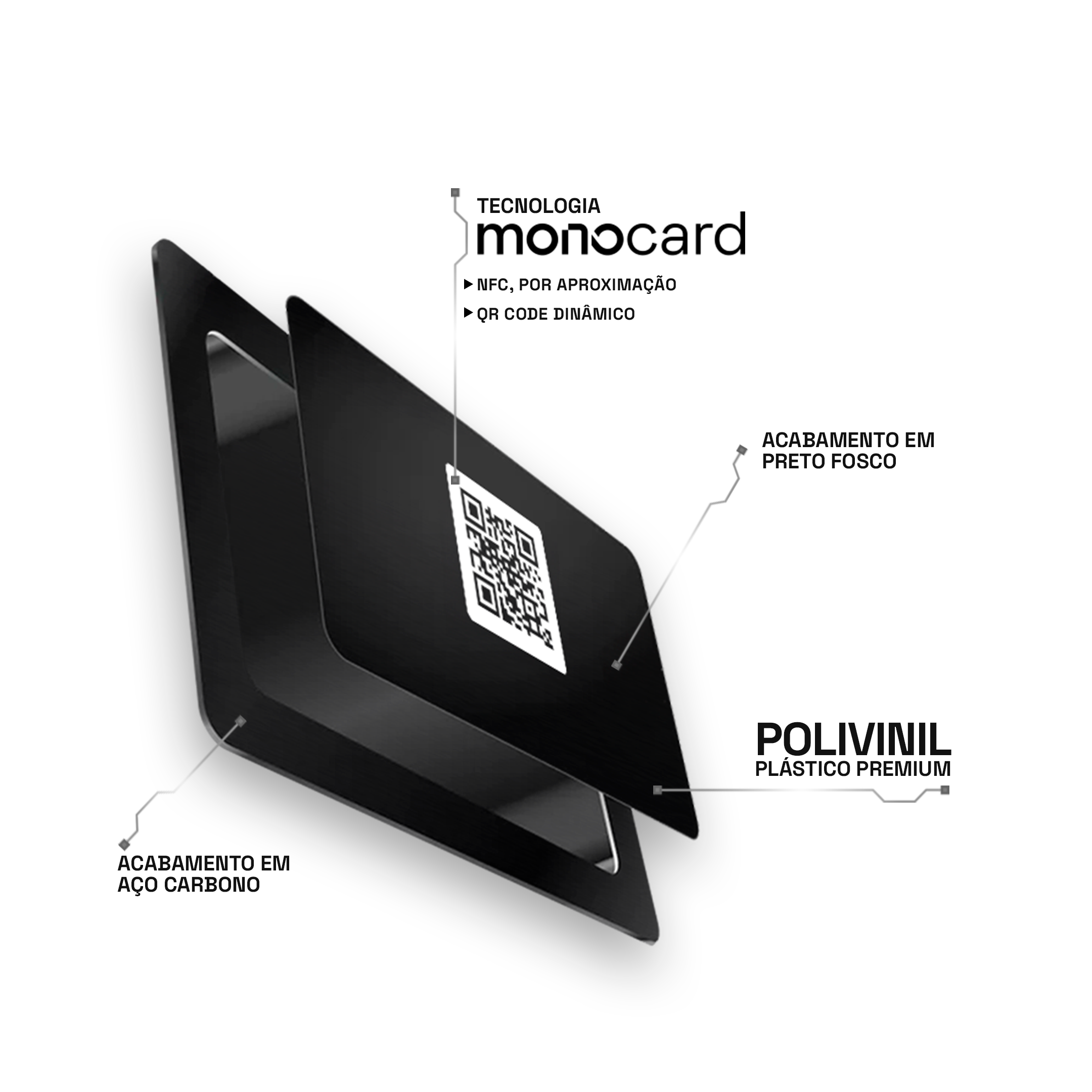 Metal Monocard Personalizado - MONOCARD02